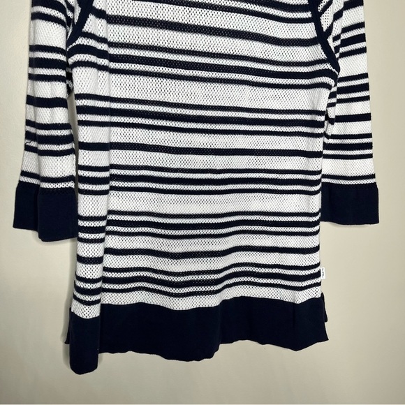 LRL Ralph Lauren Active Navy/White  Mesh Long Sleeve Tunic Size 1X - Picture 7 of 10